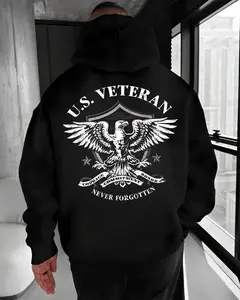 U.S. Veteran Never Forgotten Hoodie – Patriotic Military T Shirt for Men – Veteran Pride Graphic Sweatshirt