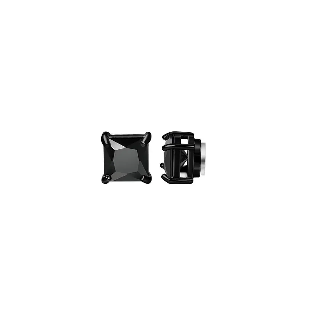 Black 8mm square zirconia