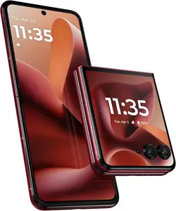 Motorola Razr Ultra 2025 | Unlocked | Made for US 16/512GB | 50MP Camera | Pantone Rio Red (Renewed)
