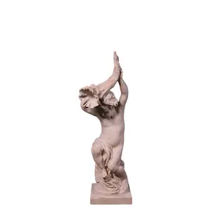 Cupid With Cornucopia Life Size Statue