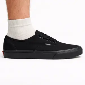 Vans Men's Black Authentic Sneakers, VN000EE3BKA