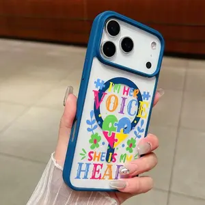 She is My Heart Pattern Magnetic Case Compatible with iPhone 17 Pro Max /16 /15 Pro/14/13 Shockproof Slim Protective Phone Case MKL13