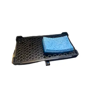 Kitchen sponge holder (Unpainted, Black)