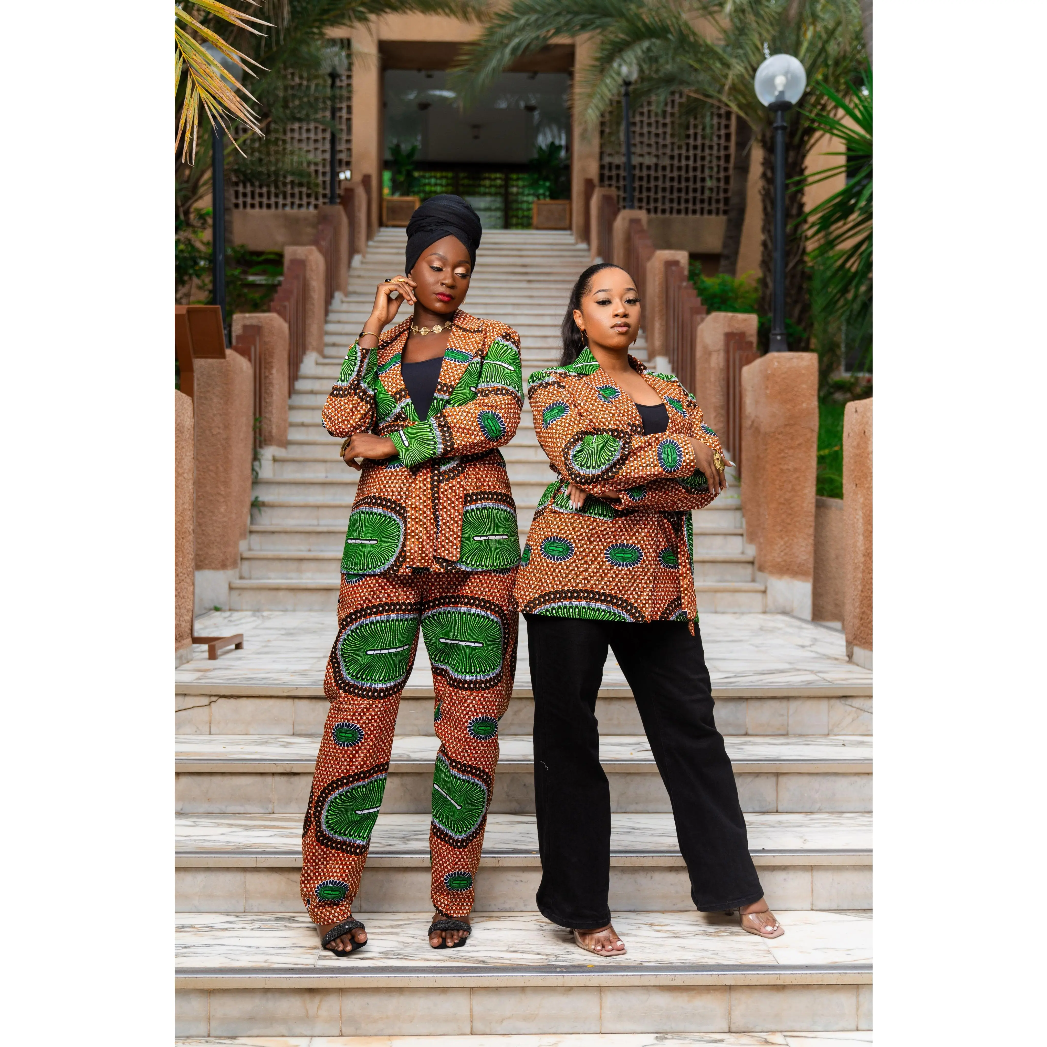 Seynabou African Print Power Suit Blazer