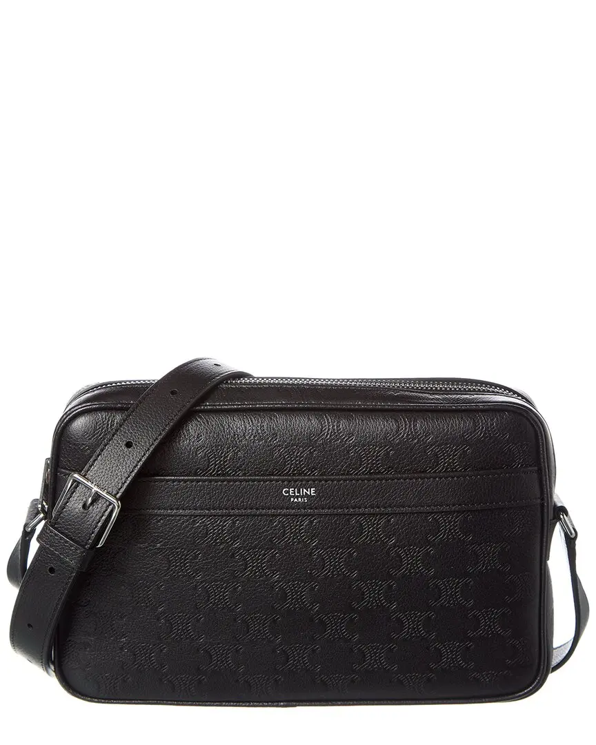 CELINE Medium Triomphe Leather Crossbody