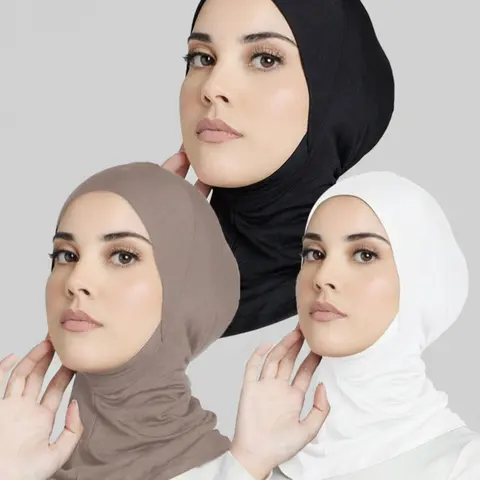 Women's Solid Color Modest Instant Hijab, Modesty Hijab, Casual Soft Comfortable Breathable Hijab for Daily Wear, Fashion Accessories for Women & Girls