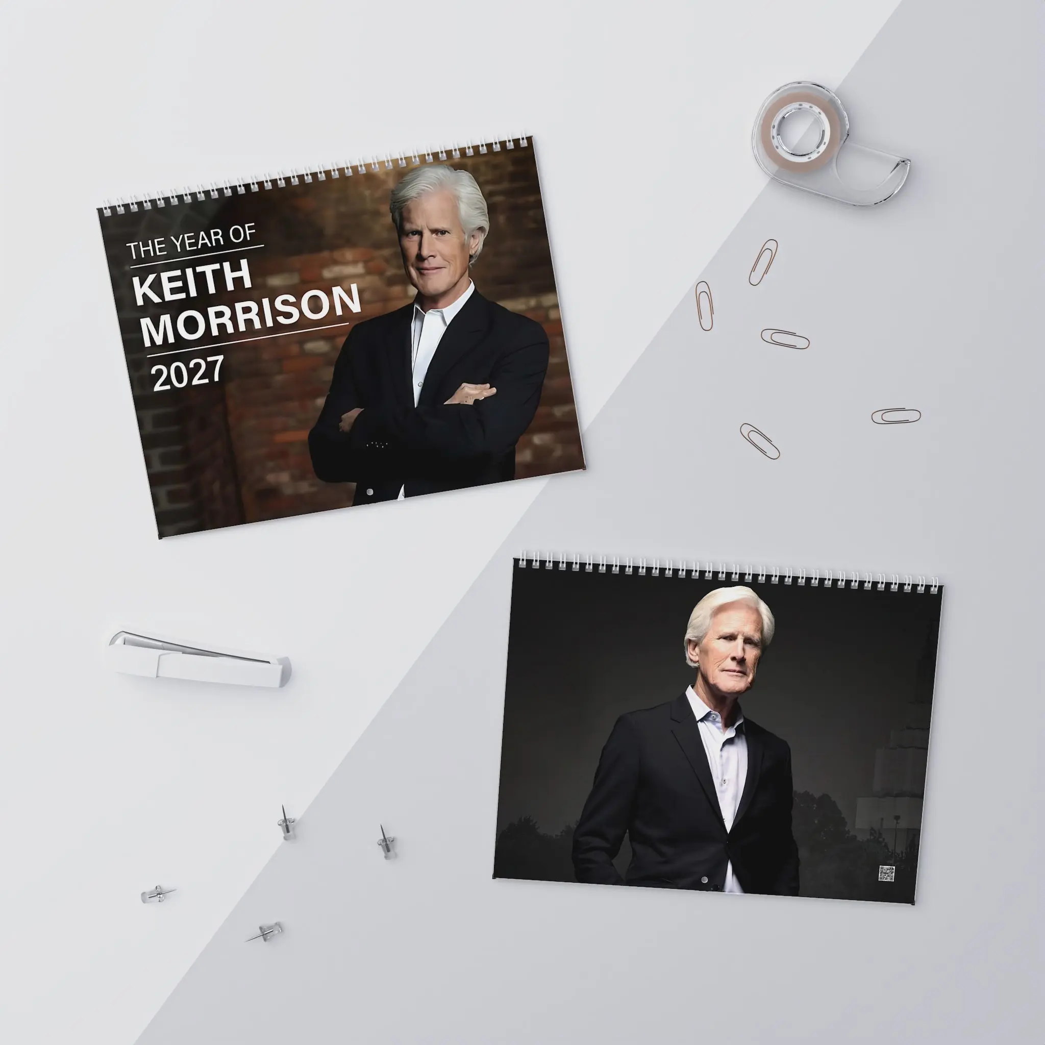 Keith Morrison 2027 Wall Calendar, Desktop Calendar 2027, Keith Morrison Best Lines Graphic Calendar, Home Decorating