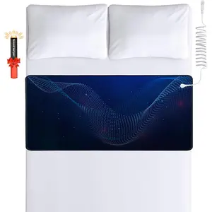 Grounding Mat for Bed King Size (27"x76") – Grounding Mat for Sleeping, Grounding Pad for Bed with Cord, Test Pen & Sleeping Mask – PU Grounded Pad for Sleep