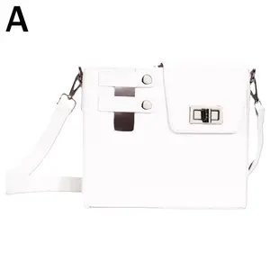 Outdoor Portable Crossbody Water Cup Storage Bag Water Bottle Carrier with Adjustable Strap PU Leather Cup Bag Storage Pocket Does not apply