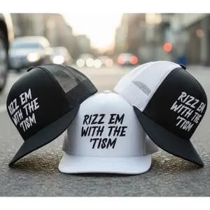 [BUY 2 FOR 1 PRICE] Rizz Em With The 'Tism Trucker Hat, Funny Unisex Hat