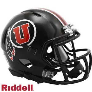 Riddell  Utah Utes Replica Mini Speed Helmet - Black