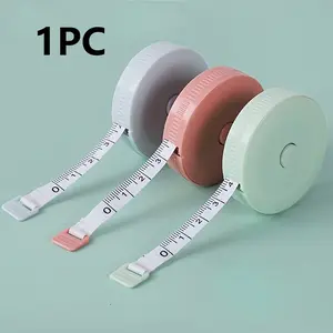 Mini Automatic Retractable Tape Measure, 1 Count Double-sided Inch & Centimeter Tape Measure, Portable Height Measurement Tool, Durable Tape Measure, Soft Tape Measure, Sewing & Tailoring