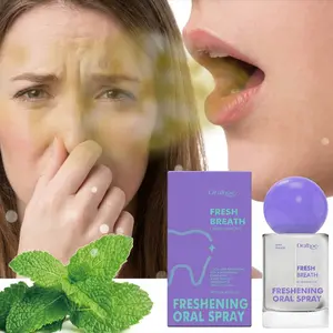 Oralhoe Mint Breath Freshener Spray | Portable Oral Care Mist | Fights Bad Breath Instantly | Long-Lasting Freshness | Travel Size Mouth Spray for Daily Use, Meetings & Dates | Gentle Formula with Xylitol & Menthol