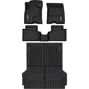 OEDRO TPE Floor Mats fits 2022-2024 Ford Maverick Hybrid, All Weather, Waterproof