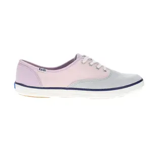 Keds Womens Champion Canvas Colorblock Lace Up Sneakers Shoes Casual - Pink, Purple