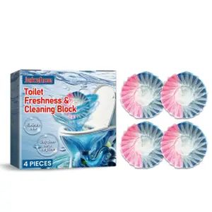 Jakehoe Toilet Fresh Cleaning Block, Toilet Toilet Clean Fragrance Deodorization Automatic Release Easy To Use