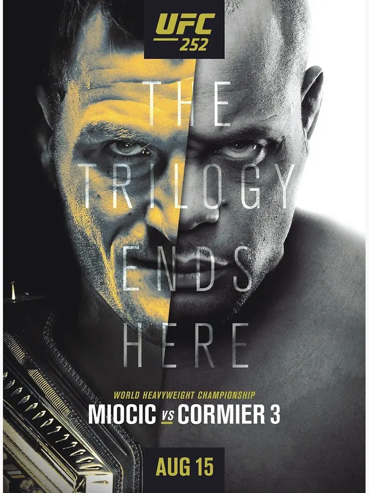UFC 252 Sticker