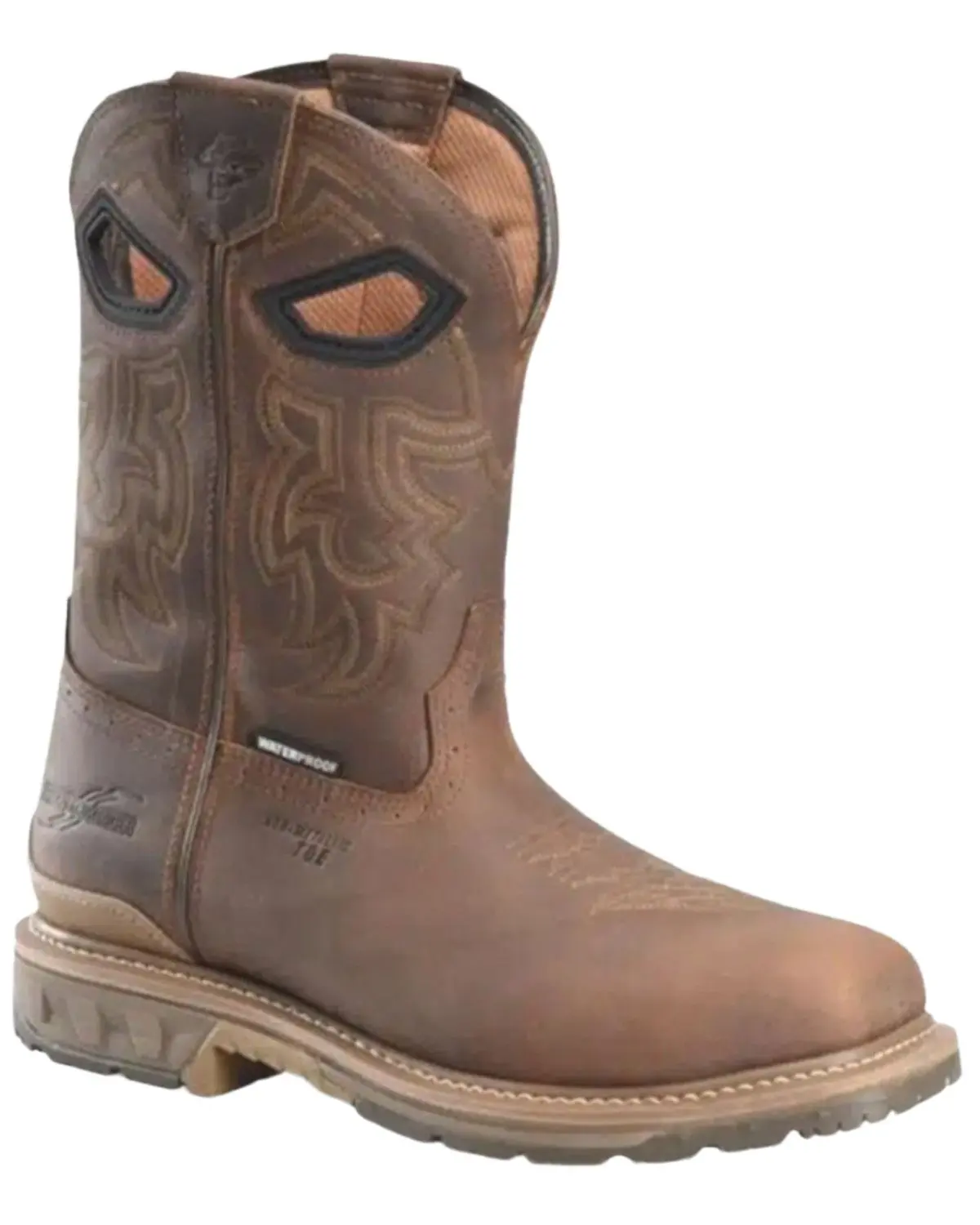 Double H Men's Men'S 11" Phantom Rider Waterproof Western Work Boot - Ph5010
