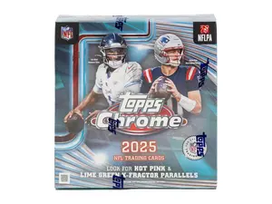 2025 Topps FANATICS Exclusive Chrome Football Mega Box FANATICS Exclusive