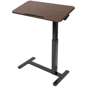 Mount-It! Height Adjustable Overbed Desk with Tilt Tabletop