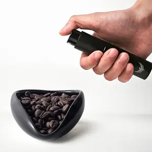 Coffee Bean Dosing Cup and RDT Sprayer Gift Set Coffee Bar Accessories Ceramic Dosing Vessel/Single Dose Measuring Tray Kit