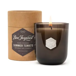 Summer Tomato Luxe Candle - 100% Hand-Poured Soy Wax with Phthalate-Free Fragrance Oil
