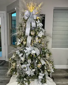 Glitz and Glam Christmas Tree Decorating Bundle Kit for Festive Home Decorations - Perfect for Holidays christmas  tree Glass Ornament Crystals Deer