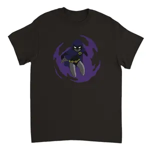 Raven Teen Titans Portal Front and Season 1 Episodes Back T-Shirt