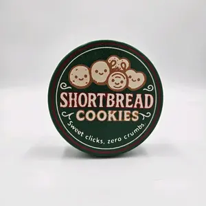 3D Printed Shortbread-Style Clicker Toy – Stress Relief Cookie Fidget