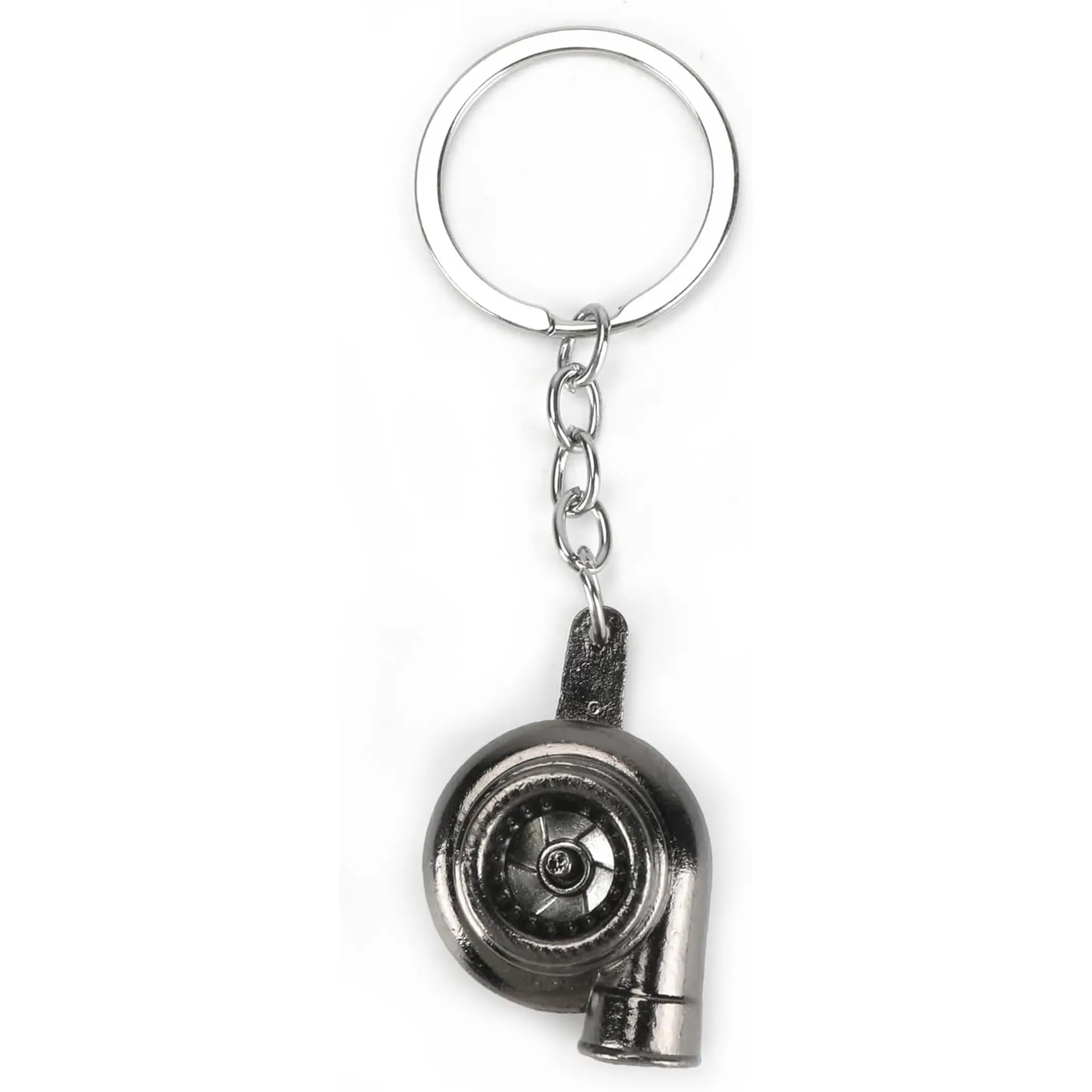 Compact Mini Turbocharger Keychain - Durable Metal Keychain with Automotive Look, Car-Themed Accessory for Car Enthusiasts, Gift Ideas SHTALHST, Turbo Shape