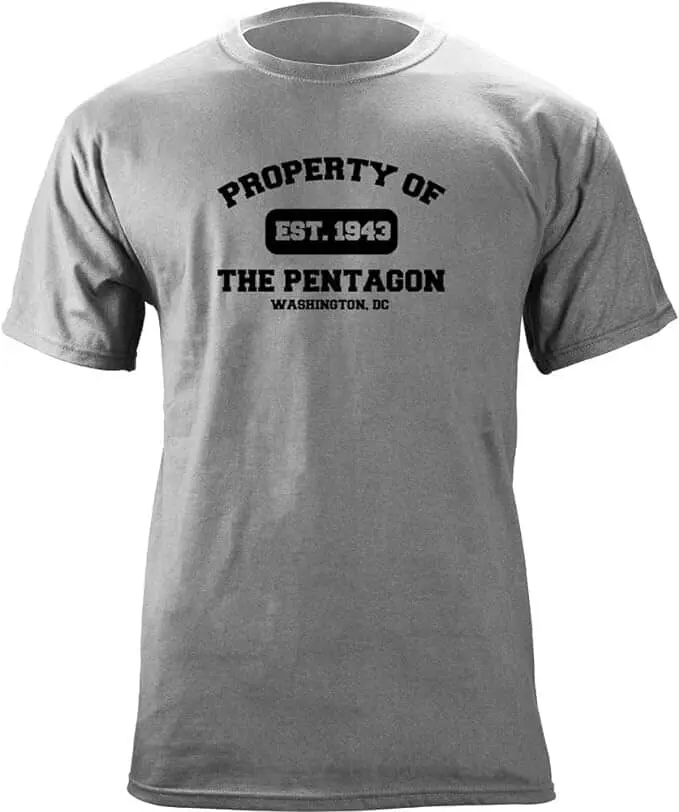 Original Military Base Property of the Pentagon Veteran PT T-Shirt