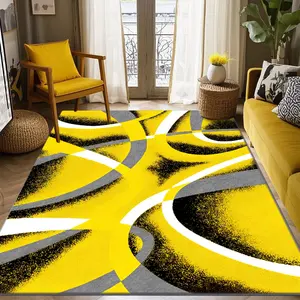 Soft and comfortable printed carpet, home decorative carpet, large living room carpet, bedroom carpet, bedside rug, Modern geometric rug