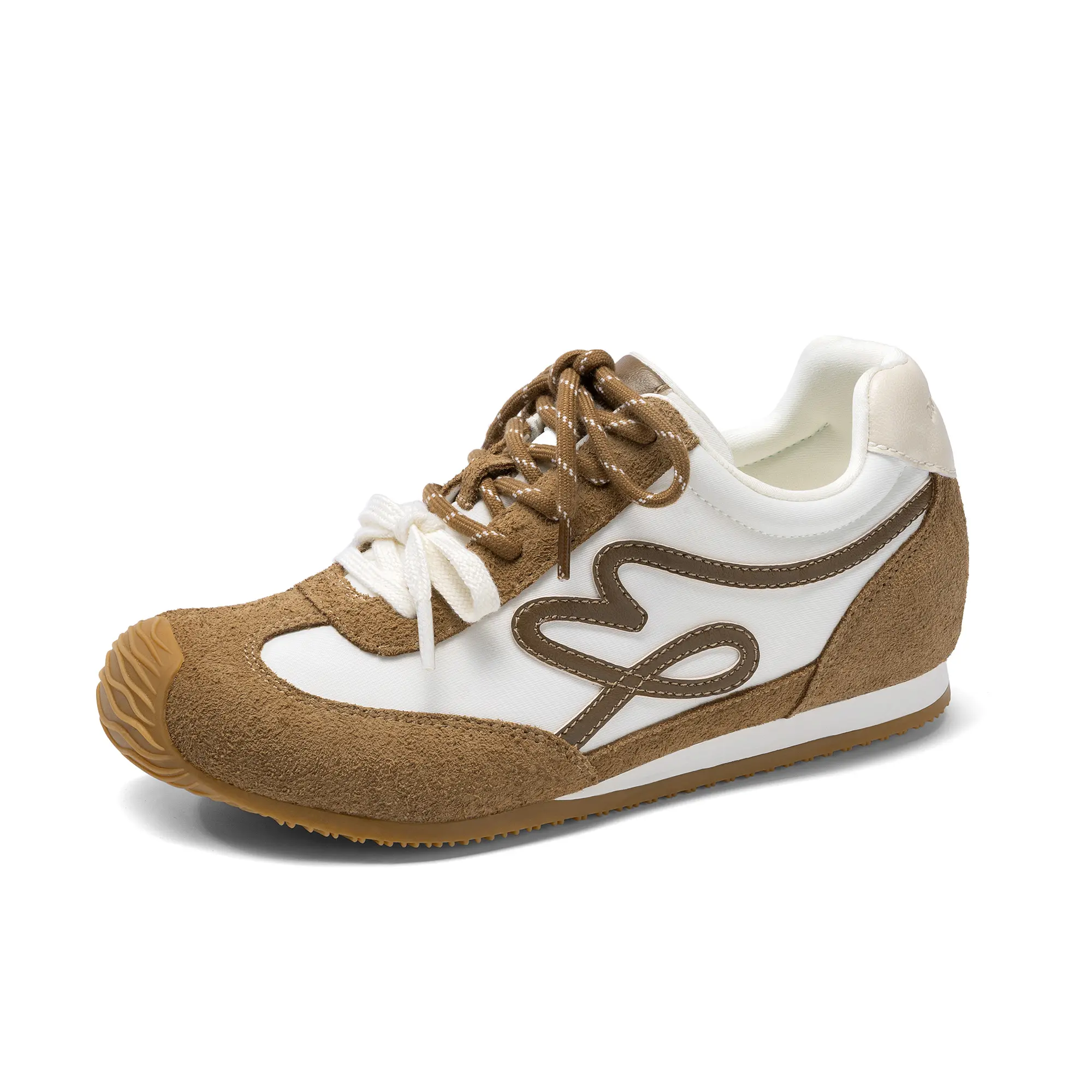 Dream Pairs Women's Retro Platform Sneakers with Cushioned PU Insole, Faux Suede Casual Shoes for Daily Commutes and School Days