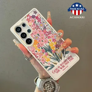 Chic Magnetic Case for Samsung S22/23/24/25 plus ultra Bouquet of flowers MagSafe Ready, Anti-Slip, Ultra Thin | Aesthetic Touch for Daily Use