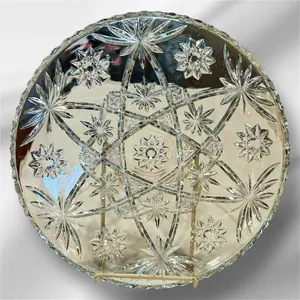 Large Atom Glass Platter