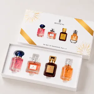 MYSTICAL Women's Perfume Gift Set 4PCS EDP, Long Lasting Spray 30ml, Soft Sweet Girly Aroma, Feminine Romantic Scent with Floral Woody Fruity Vanilla Notes, Portable Mini Travel Size Fragrance for Women, Ideal Luxury Gift for Summer Date & Daily Outdoor