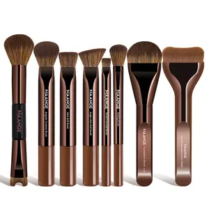 MAANGE 8-Piece Makeup Brush Set – Professional Face & Eye Makeup Brushes Kit for Foundation, Powder, Blending, Contour & Cream – Soft Bristles, Multifunctional & Beginner Friendly#Summervibes