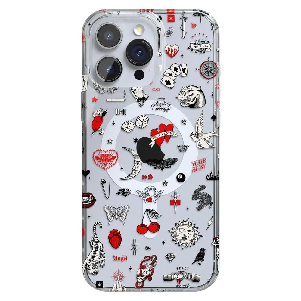 Not a Phase | Clear Flash Tattoo Case