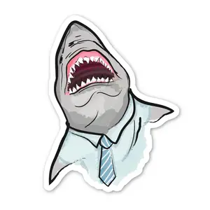 Office Shark VInyl Sticker