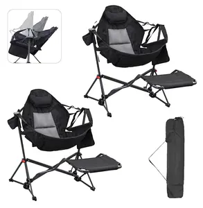 GDY 2-Pieces Hammock Chair Set Portable porch Swing Chair Folding Champing Chair with Bag Max Load Capacity of 350lbs