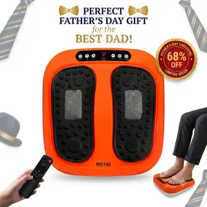 ROTAI Foot Massager with Remote Control,Gifts for Famlies, Multiple Relaxation and Pain Relief - Shiatsu Vibration Foot Massager Promotes Blood Circulation, NBA players relax their feet after the game