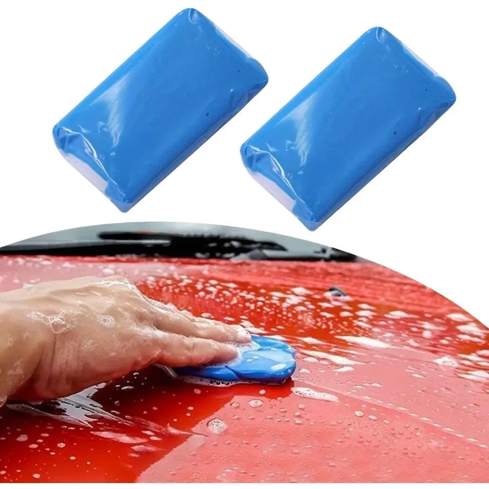 Automotive Cleaning Clay Bar, Car Detailing Clay for Glass & Body, Removes Iron Filings, Oxide Layer, Overspray, Bird Droppings & Tree Sap