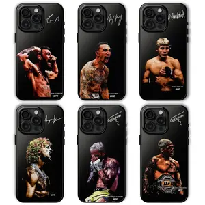 UFC Fighters Collection The Championship Two-In-One Phone Case Durable And Trendy Protection For iPhone17 16, 15, 14, 13, 12 Plus, Pro, Max, and Samsung S26-22 Perfect Birthday Gift for Friends