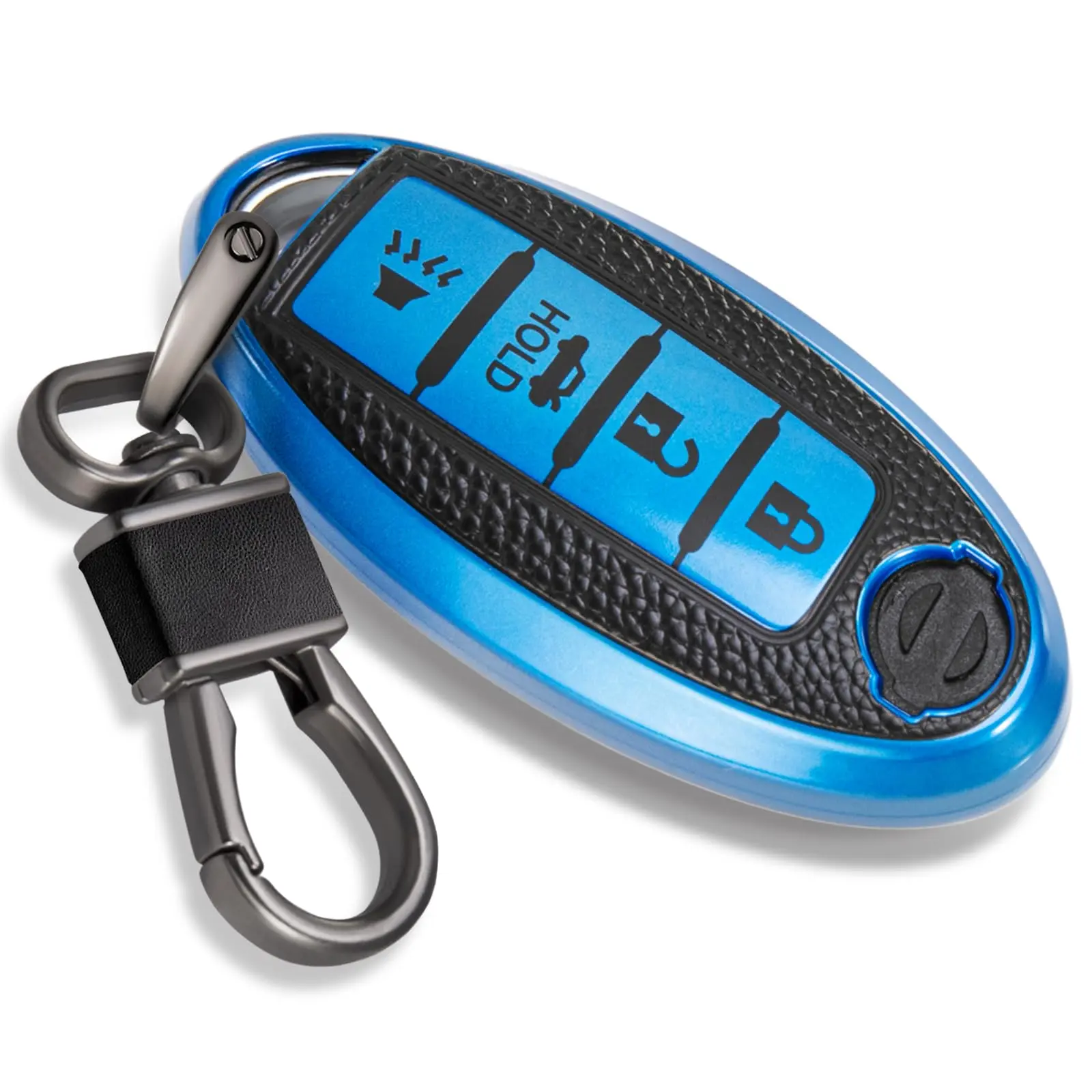 Leather Buckle /Blue