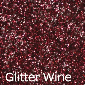 Wine Glitter PARART 3D Puff Heat Transfer Vinyl (HTV)