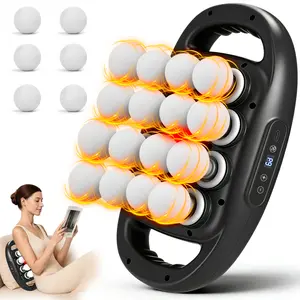 16 Head Massage Gun, Deep Tissue Percussion Massager with 9 Intensity Levels for Neck, Back, Shoulders, Legs Pain Relief & Recovery