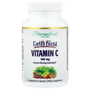Paradise Herbs Earth's Blend, Vitamin C, 90 Vegetarian Capsules
