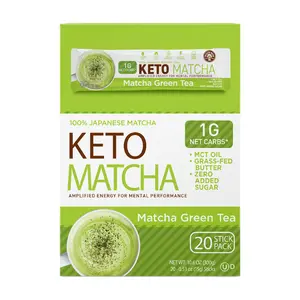 Keto Matcha Green Tea Powder - 20 Packs