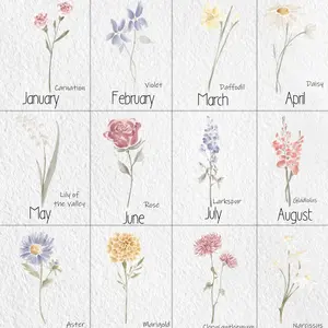 CUSTOM Birth Month Flower Coffee Cup  Mother's Day Gift  Personalized Coffee Mug  Plant Lover Mom  Teacher Appreciation Gift Under 20