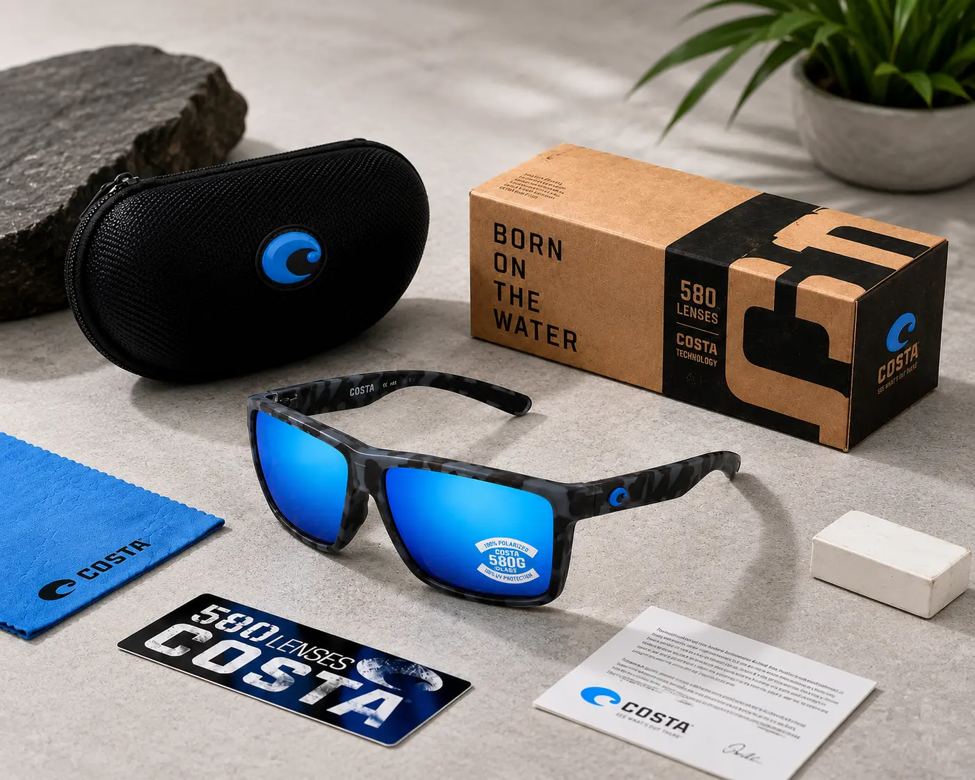 Costa Diego Fishing Sunglasses 580P Polarized UV400 Boating Beach Outdoor Performance Shades